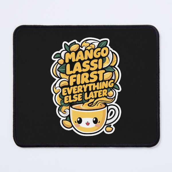Item preview, ''Mango Lassi'' Funny Kawaii Mango Lassi Fan T-Shirt designed and sold by Witty Shirts.