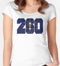 ALWAYS REPPIN' THE 260 Women's Fitted Scoop T-Shirt