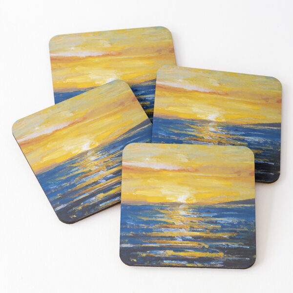 Item preview, sea sunset, Oil painting designed and sold by bvdesignart.