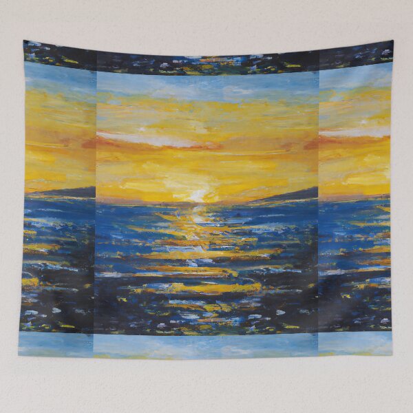 Item preview, sea sunset, Oil painting designed and sold by bvdesignart.