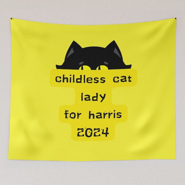 Item preview, Childless Cat Ladies designed and sold by FunnyFreak.