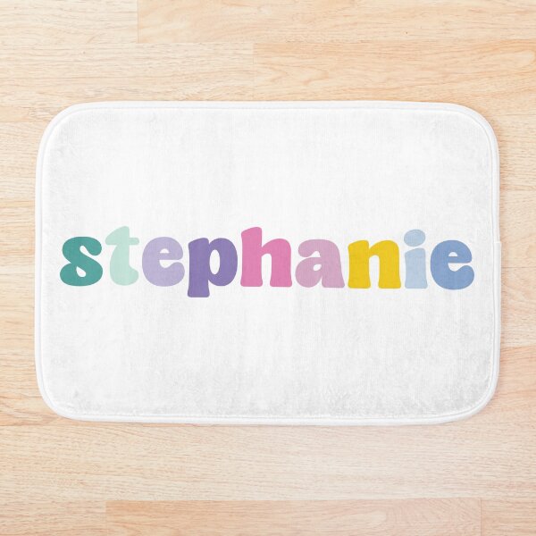 Item preview, Stephanie - Custom name on colorful block font designed and sold by To the Lua.