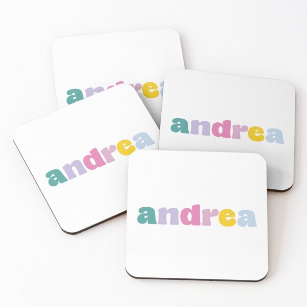 Item preview, Andrea - Custom name on colorful block font designed and sold by To the Lua.