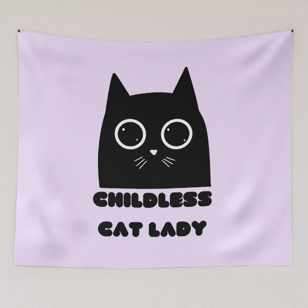 Item preview, Childless Cat Ladies designed and sold by FunnyFreak.