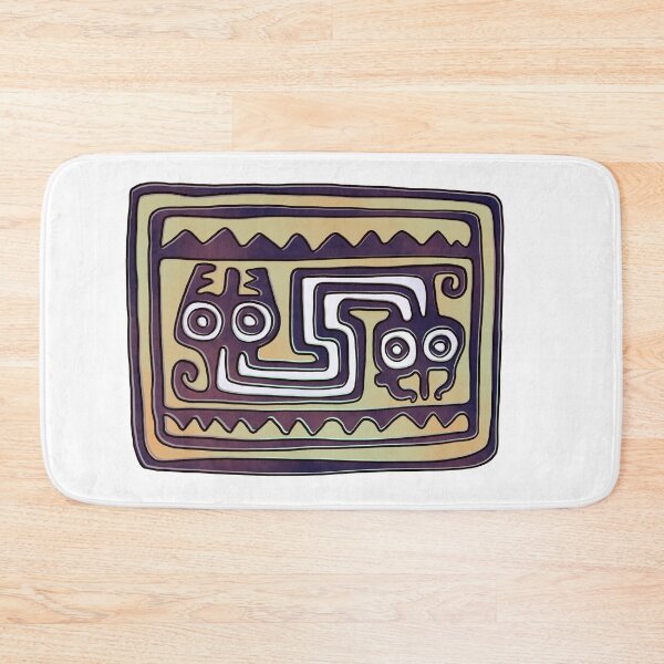 Item preview, Mexican Double-Headed Serpent flat stamp  designed and sold by DaveDanchuk.