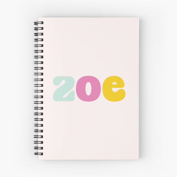 Item preview, Zoe: nombre personalizado en una fuente de bloque colorida designed and sold by To the Lua.