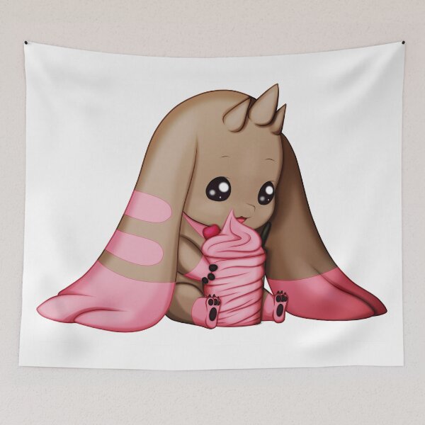 Item preview, Lopmon with Strawberry Ice Cream designed and sold by KirasPrintShop.