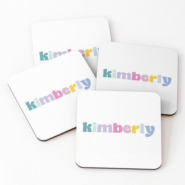 Item preview, Kimberly - Custom name on colorful block font designed and sold by To the Lua.