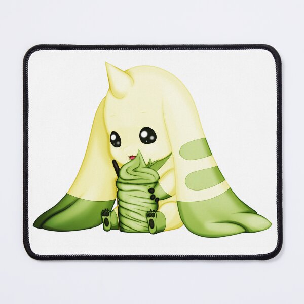 Item preview, Terriermon with Matcha Ice Cream designed and sold by KirasPrintShop.