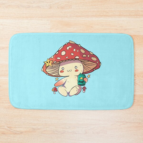 Item preview, Cute mushroom drinking soda  designed and sold by SheboahArt.