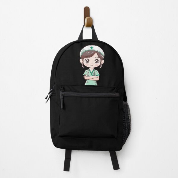 Item preview, Young Nurse Cute Kawaii Black Aesthetic designed and sold by AestheticArtHub.