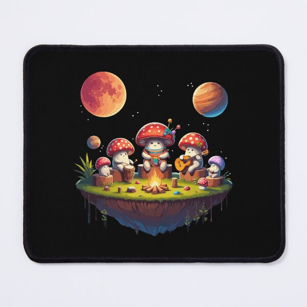 Item preview, Hippie Mushrooms Fungi Camping Group Plants Funny Forest designed and sold by Dressed For  Duty.