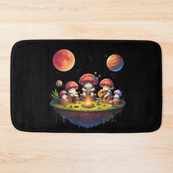 Item preview, Hippie Mushrooms Fungi Camping Group Plants Funny Forest designed and sold by Dressed For  Duty.