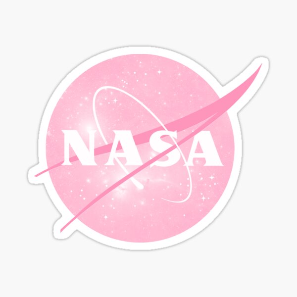 Pink Nasa Stickers | Redbubble