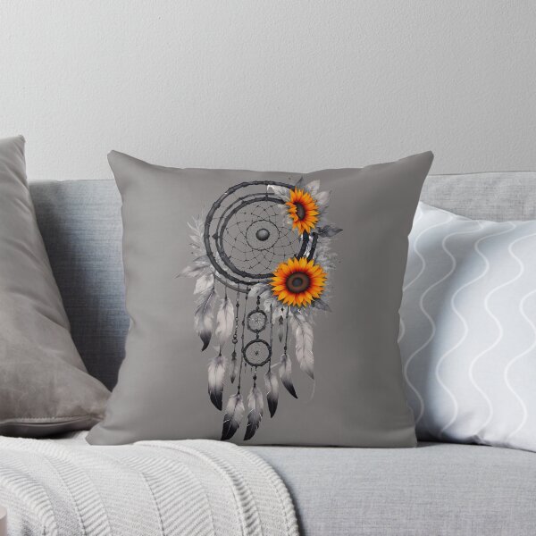 Item preview, Dream catcher with sunflower designed and sold by WhereHopeBlooms.