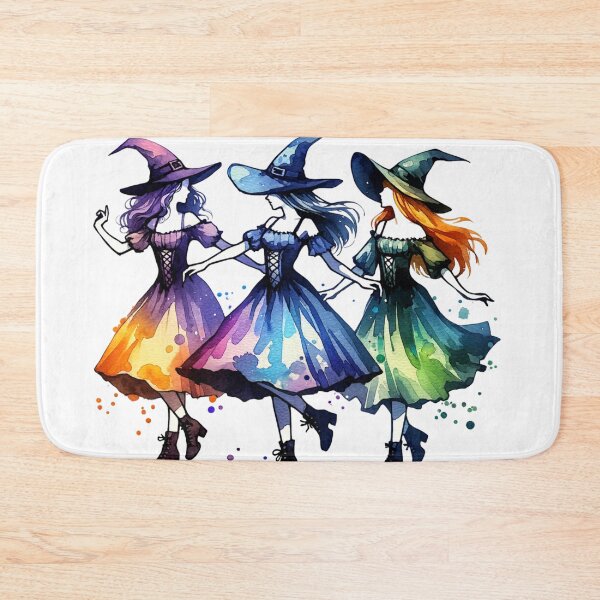 Item preview, Enchanting Trio: Three Young Witches Dancing designed and sold by JesNoh.