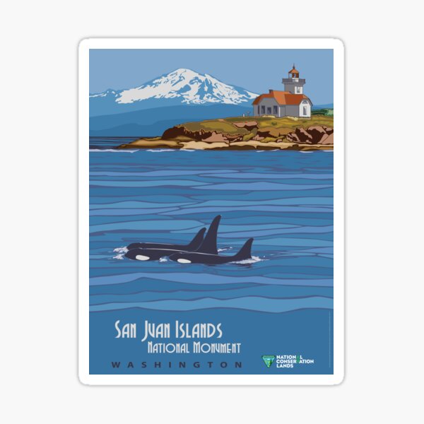 Item preview, San Juan Islands vintage travel  designed and sold by RetroVoyages.