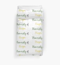 University of Oregon Duvet Cover