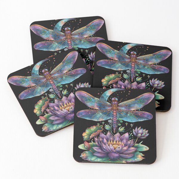 Item preview, Dragonfly and Lotus designed and sold by FreakamaGeek.
