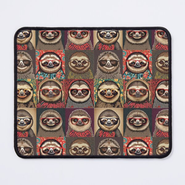Item preview, Pop Art Sloths: Quirky Glasses Collection designed and sold by Slick-Waffles.