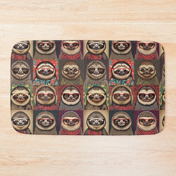 Item preview, Pop Art Sloths: Quirky Glasses Collection designed and sold by Slick-Waffles.
