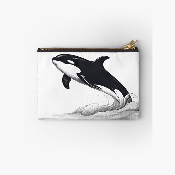 Item preview, Dynamic Orca Leap: Stunning Illustration of a Killer Whale in Motion designed and sold by inknships.