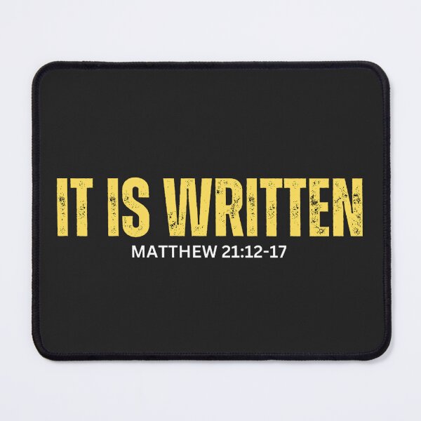 Item preview, Matthew 21:12-17 | It is Written  designed and sold by UnboundFull.