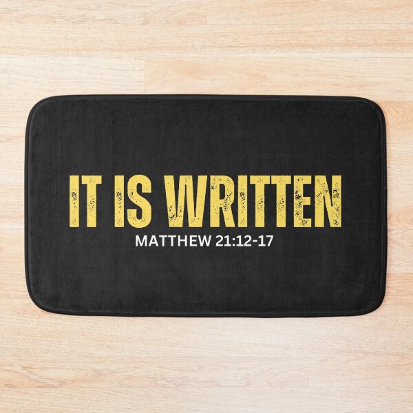 Item preview, Matthew 21:12-17 | It is Written  designed and sold by UnboundFull.
