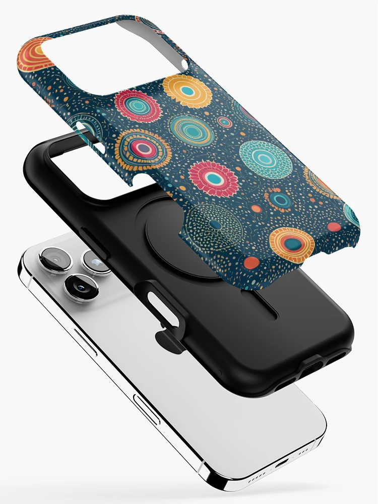 Thumbnail 2 of 4, iPhone Case, Irregular Shapes Pattern designed and sold by Pixevol.