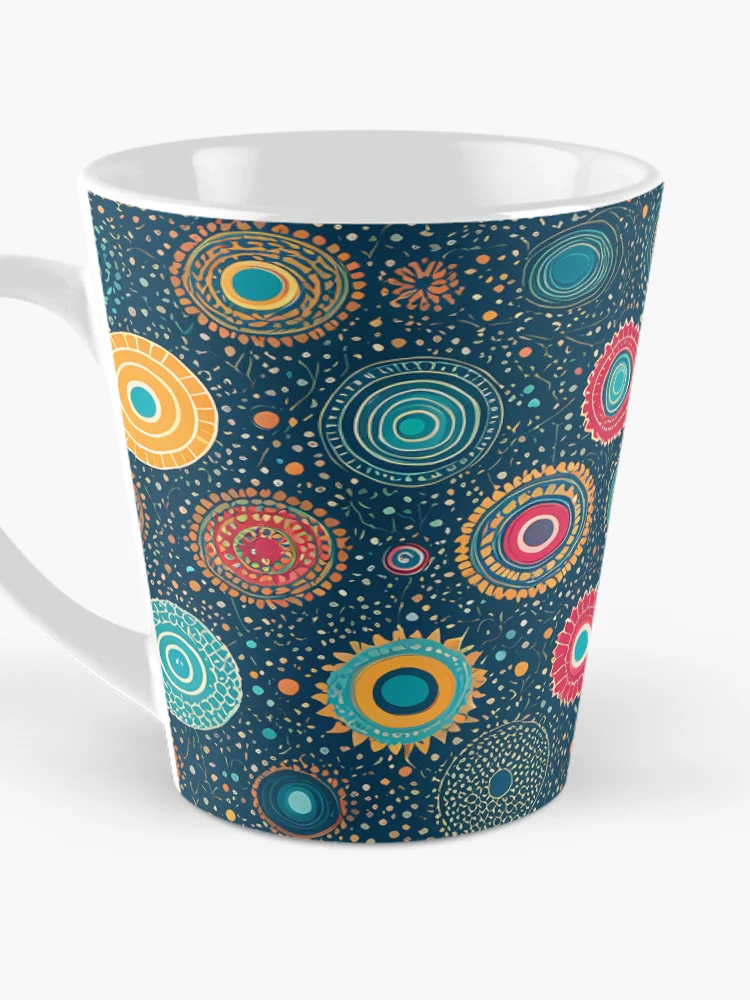 Thumbnail 3 of 4, Coffee Mug, Irregular Shapes Pattern designed and sold by Pixevol.
