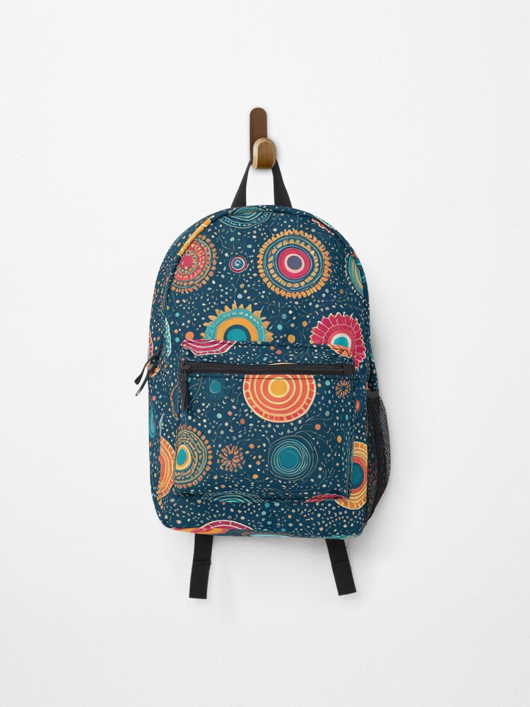 Thumbnail 1 of 3, Backpack, Irregular Shapes Pattern designed and sold by pixvolution.