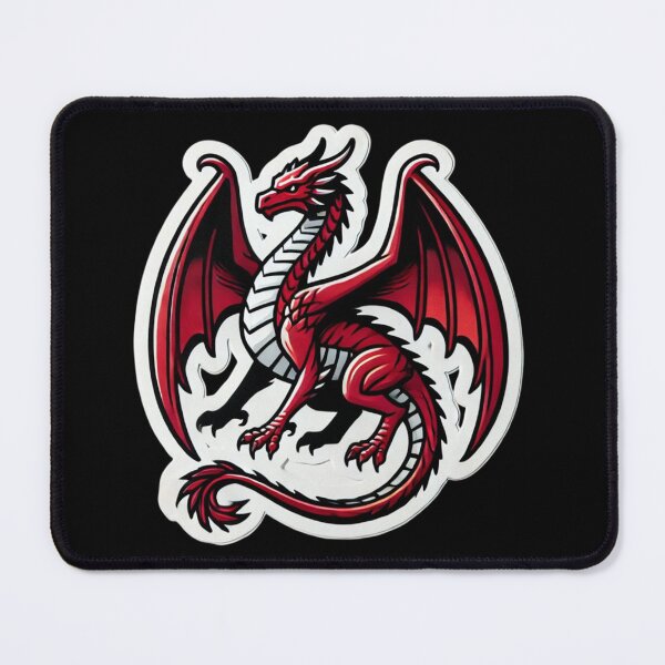 Item preview, Red Dragon Breathing Fire designed and sold by PinUpPizzazz.
