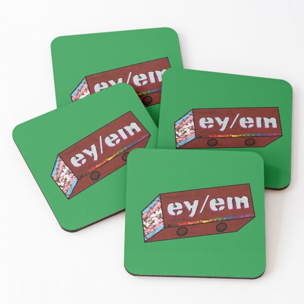 Item preview, Ey/Em Pronoun Pride Brick designed and sold by BiOurPride.
