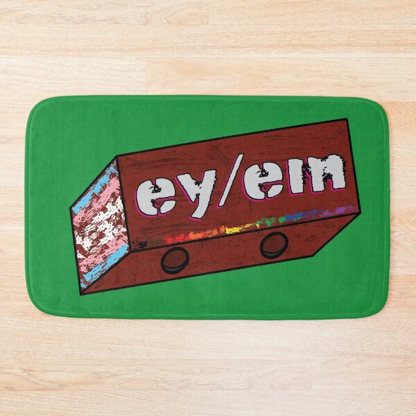 Item preview, Ey/Em Pronoun Pride Brick designed and sold by BiOurPride.