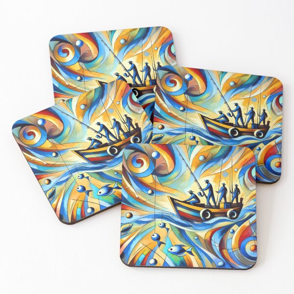 Item preview, Fishing in Vibrant Waters designed and sold by ChrisButler.