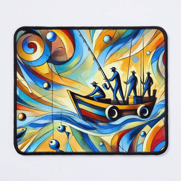 Item preview, Fishing in Vibrant Waters designed and sold by ChrisButler.