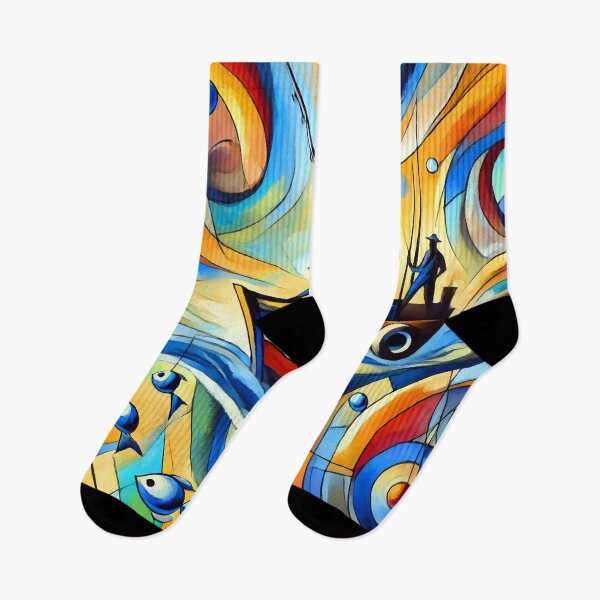Item preview, Fishing in Vibrant Waters designed and sold by ChrisButler.