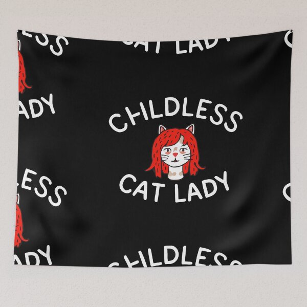 Item preview, Childless cat lady designed and sold by vaggleTown.
