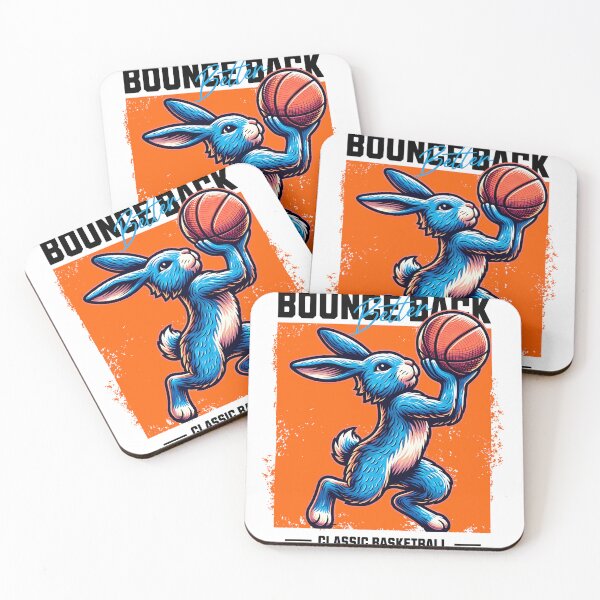 Item preview, Bounce Back Better Basketball Bunny designed and sold by Velvetwhim.
