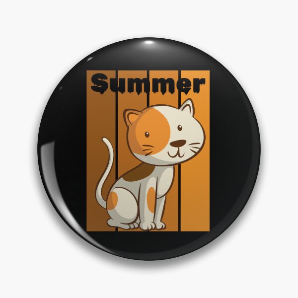 Item preview, Summer 4 color bar mixing Cat shadow illustration designed and sold by kiloorartclub.