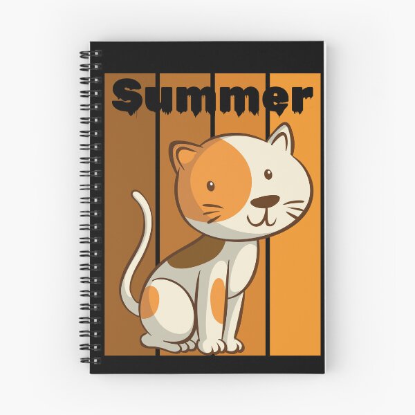 Item preview, Summer 4 color bar mixing Cat shadow illustration designed and sold by kiloorartclub.