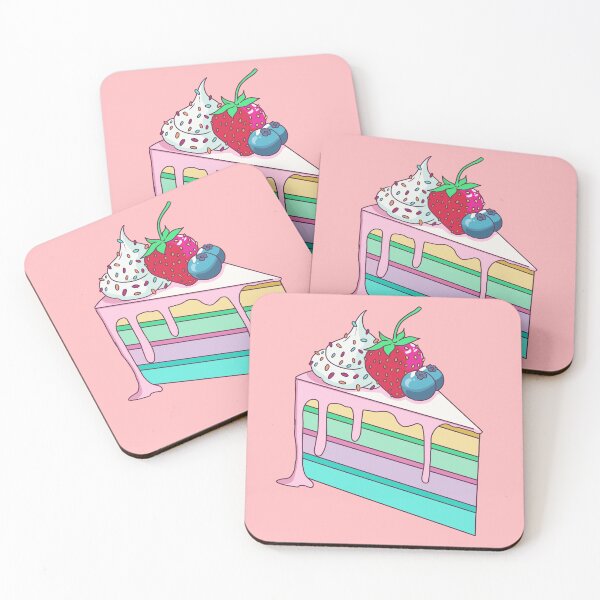 Item preview, Cute strawberry cake  designed and sold by SheboahArt.