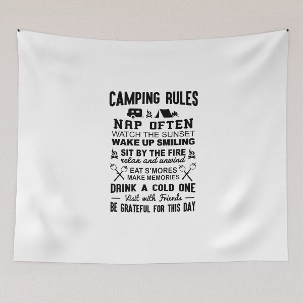 Item preview, Camping Rules designed and sold by Kriengsaktalek.
