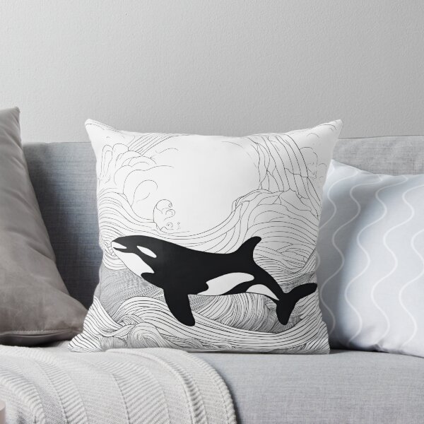 Item preview, Majestic Orca: Exquisite Whale Illustration in Motion designed and sold by inknships.