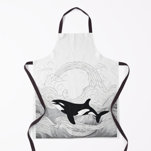 Item preview, Majestic Orca: Exquisite Whale Illustration in Motion designed and sold by inknships.