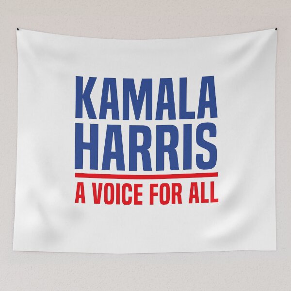 Item preview, Kamala Harris 2024 A Voice For All Presidential Race Election Campaign designed and sold by HalloweenGift.