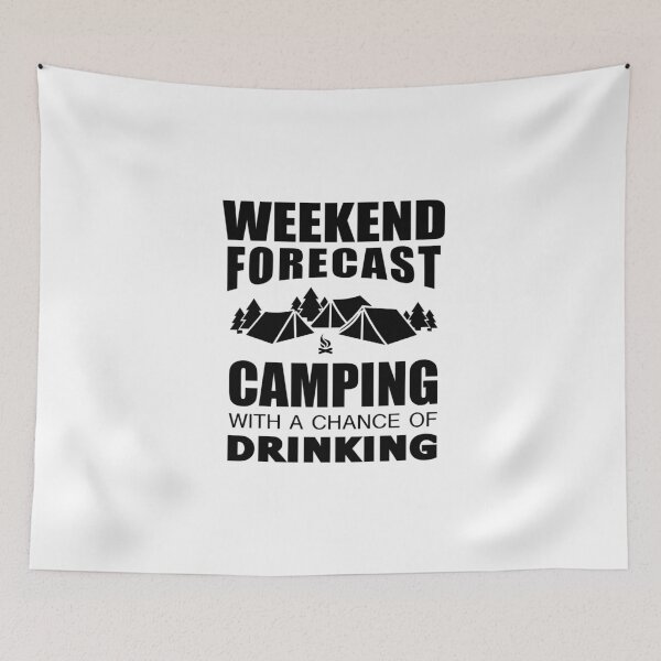 Item preview, Weekend forecast Camping and drinking designed and sold by Kriengsaktalek.
