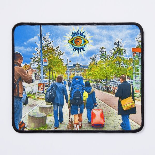 Item preview, TravellingFlamingEye designed and sold by Klaus Bremner (Autotelic Art).