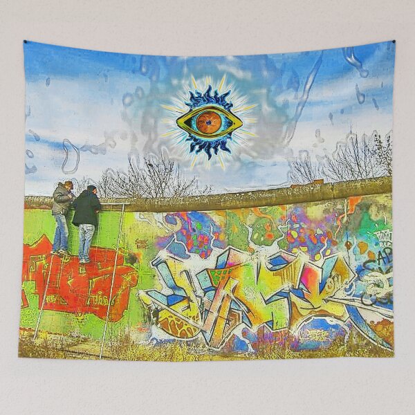 Item preview, OverTheEdgeFlamingEye designed and sold by Klaus Bremner (Autotelic Art).