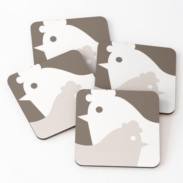 Item preview, Two Neutral Chickens designed and sold by mahfdet.
